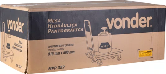 Mesa Hidráulica Pantográfica 350 kg MPP352 Vonder