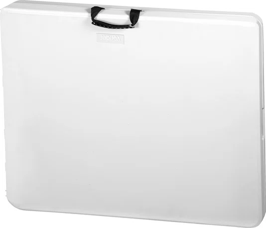 Mesa Plástica Dobrável Retangular 120 cm Branca – Vonder