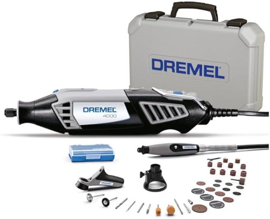 Micro Retífica Dremel 4000 127V com 3 Acoplamentos e 36 Acessórios