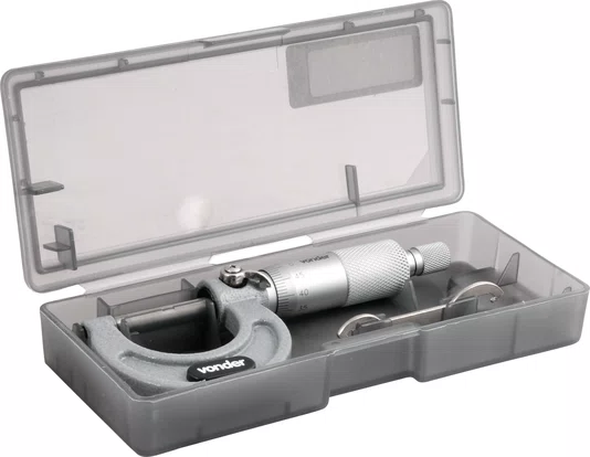 Micrômetro Externo 0-25 mm 0,01 mm MC025 Vonder