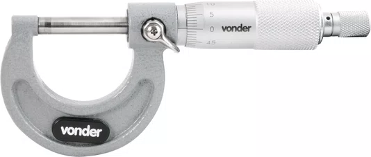 Micrômetro Externo 0-25 mm 0,01 mm MC025 Vonder