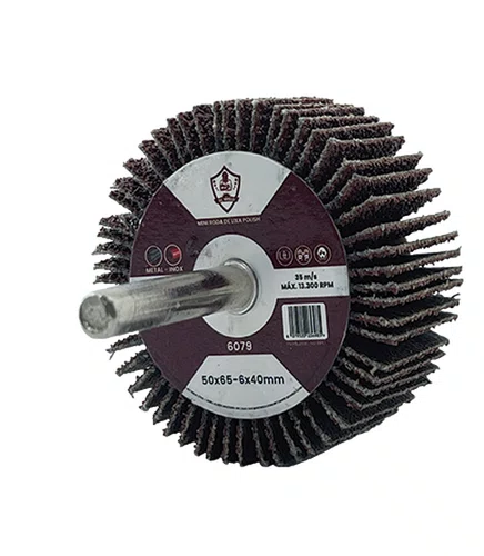 Mini Roda de Lixa 50 x 25 mm Grão 60 6079 - SC Weld