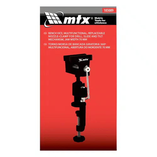Mini Torno De Bancada Giratório Com Suporte Para Furadeira 185089 MTX