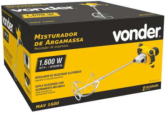 Misturador de Argamassa MAV1600 127V Vonder
