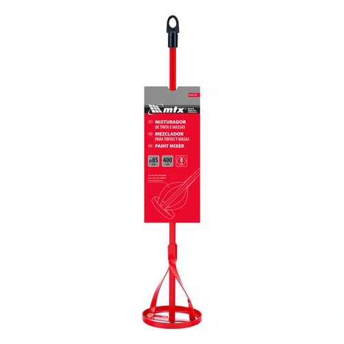 Misturador De Tinta 85 x 400mm Encaixe Sextavado 848749 MTX