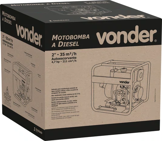 Motobomba Diesel 2" – Vonder
