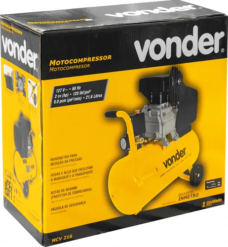 Motocompressor MCV216 21,6L 2CV 127V Vonder