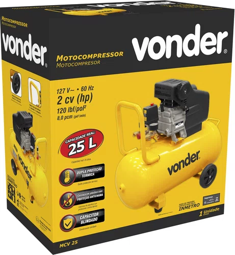 Motocompressor 25L MCV25 127V Vonder