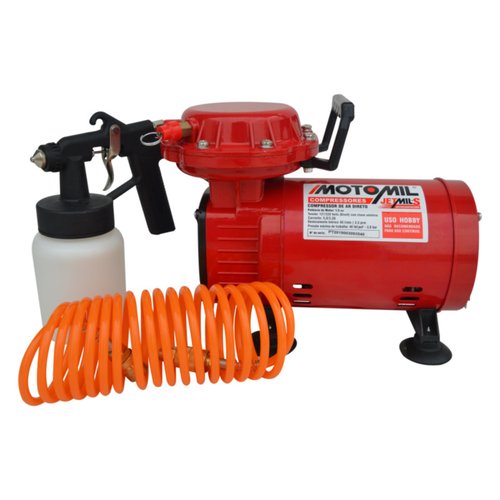 Motocompressor Ar direto 2,3 Pés 1/3HP Bivolt JETMIL-S Motomil