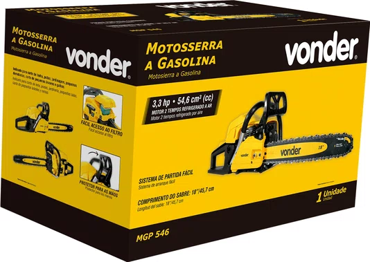 Motosserra a Gasolina 54,6cc MGP546 Vonder