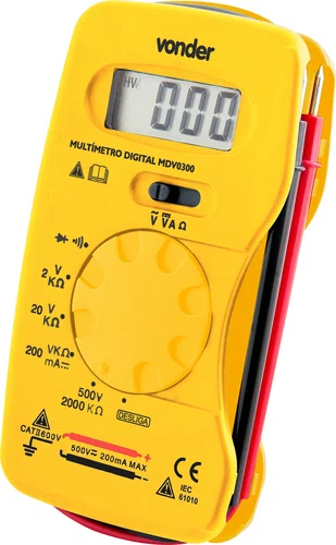 Multímetro Digital MDV0300 Vonder
