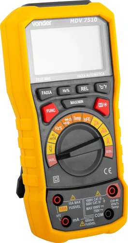 Multímetro Digital True RMS MDV7510 Vonder