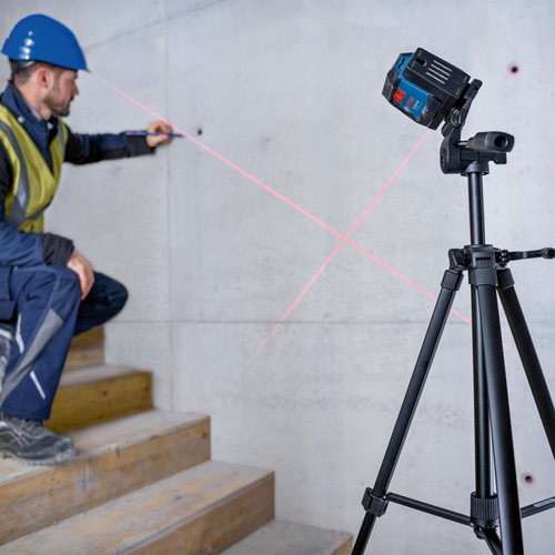 Nível a Laser Bosch 12M GLL 12-22 com Suporte Giratório