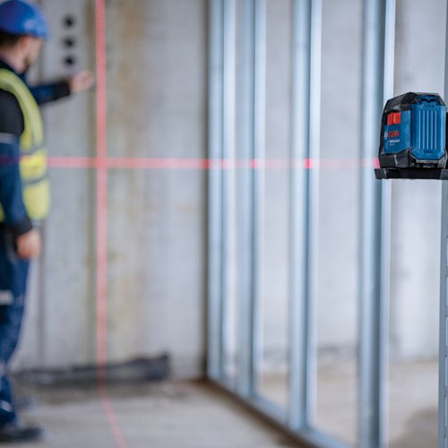Nível a Laser Bosch 12M GLL 12-22 com Suporte Giratório