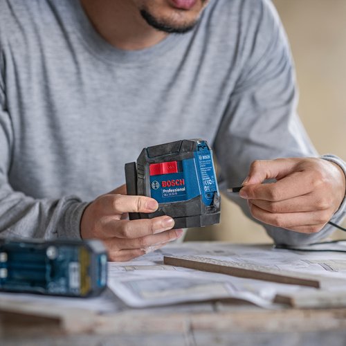Nível a Laser Bosch 12M Verde GLL 12-22G com Suporte Giratório