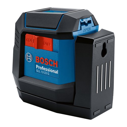 Nível a Laser Bosch 12M GLL 12-22G LI Suporte Giratório com Bateria 3,7V
