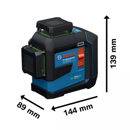 Nível a Laser 30m 3 Linhas a Pilha GLL 80-33 G Bosch