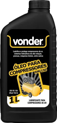 Óleo para Compressores AW150 1 Litro Vonder