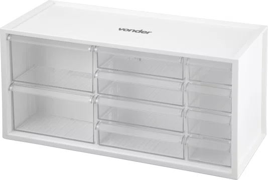 Organizador Plástico 10 Gavetas OPV 0378 Vonder
