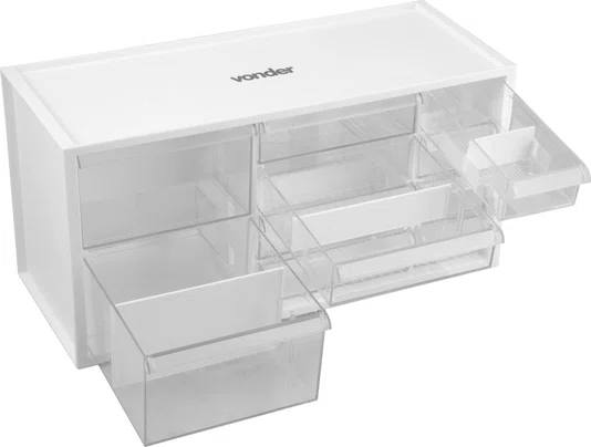 Organizador Plástico 10 Gavetas OPV 0378 Vonder