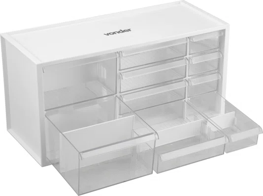 Organizador Plástico 10 Gavetas OPV 0378 Vonder