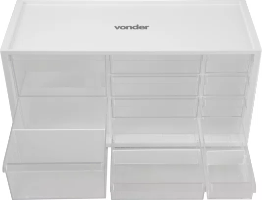Organizador Plástico 10 Gavetas OPV 0378 Vonder