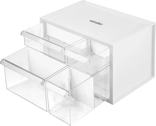 Organizador Plástico 4 Gavetas OPV 0234 Vonder