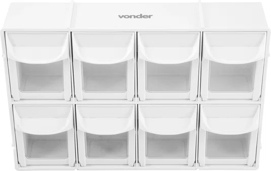 Organizador Plástico 8 Gavetas OPV 0305 Vonder