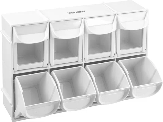 Organizador Plástico 8 Gavetas OPV 0305 Vonder