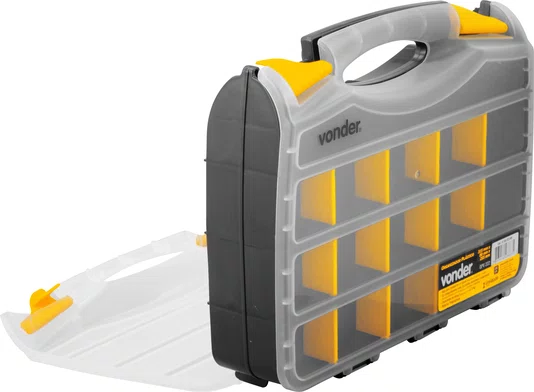 Organizador Plástico OPV 222 com 32 Compartimentos e 24 Divisões Removíveis Vonder