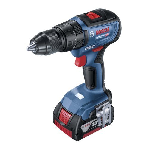 Parafusadeira Furadeira Impacto GSB 18V-50 Maleta + Bateria 5Ah 06019H51E5000 Bosch