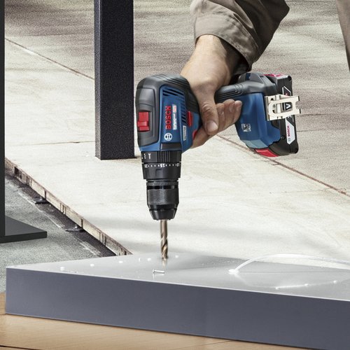 Parafusadeira Furadeira Impacto GSB 18V-50 Maleta + Bateria 5Ah 06019H51E5000 Bosch