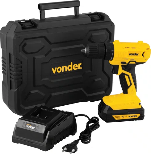 Parafusadeira/Furadeira 3/8" 18V IPFV1852 Com Bateria Vonder