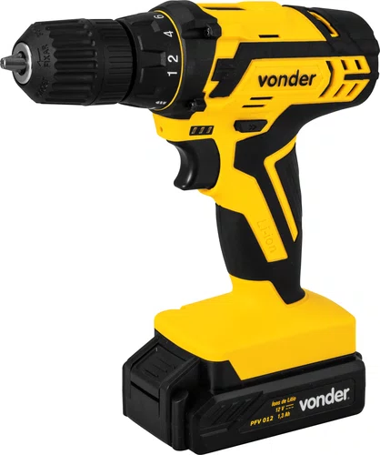 Parafusadeira/Furadeira a Bateria 12V PFV012 Bivolt Vonder