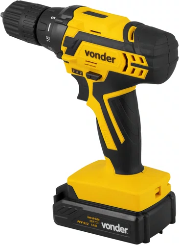 Parafusadeira/Furadeira a Bateria 12V PFV012 Bivolt Vonder
