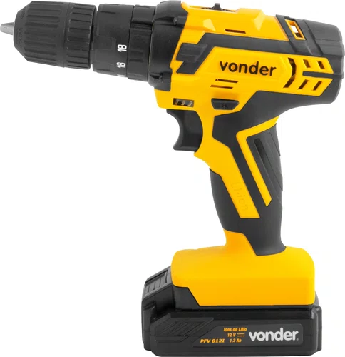 Parafusadeira/Furadeira a Bateria 12V PFV012I com Impacto Vonder