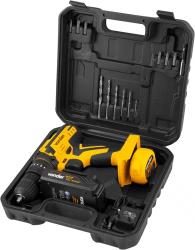 Parafusadeira/Furadeira a Bateria 12V PFV012I com Impacto Vonder