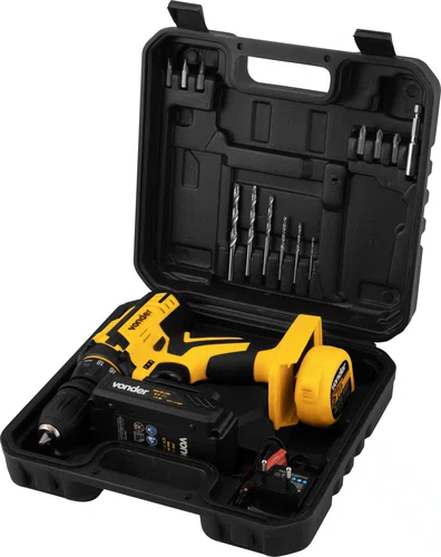 Parafusadeira Furadeira a Bateria 12V PFV112QR Bivolt Vonder