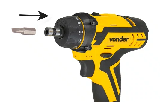 Parafusadeira Furadeira a Bateria 12V PFV112QR Bivolt Vonder