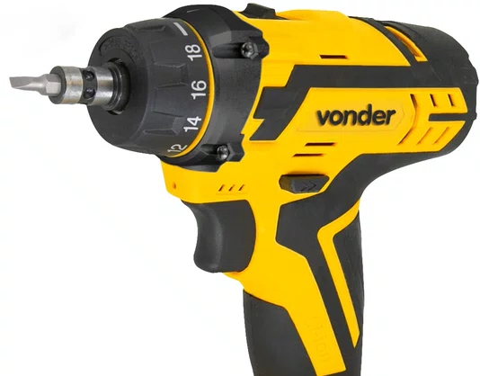 Parafusadeira Furadeira a Bateria 12V PFV112QR Bivolt Vonder