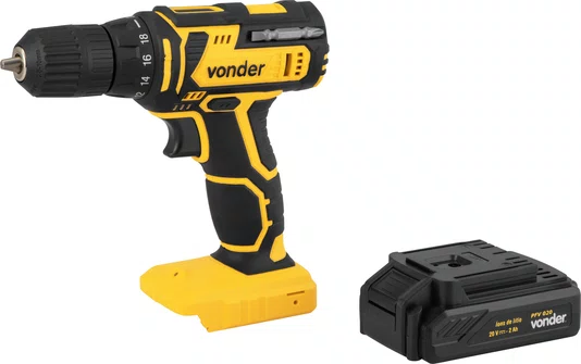 Parafusadeira/Furadeira 20V Bivolt PFV020 Vonder