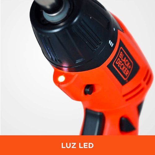 Parafusadeira a Bateria 4.8V Bivolt KC4815B-BR Black & Decker