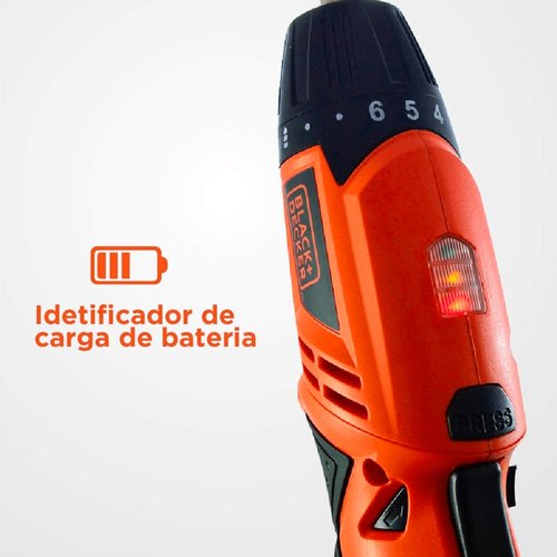 Parafusadeira a Bateria 4.8V Bivolt KC4815B-BR Black & Decker
