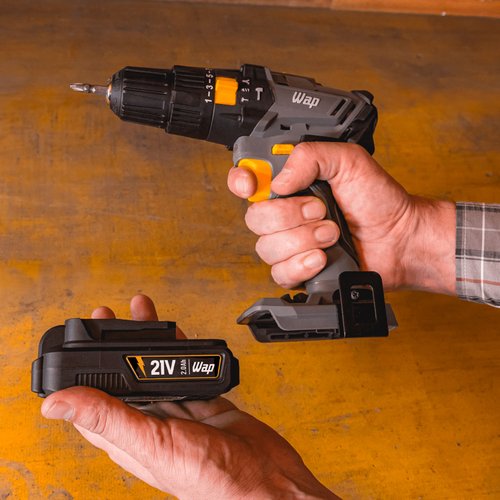 Parafusadeira e Furadeira de Impacto 3/8" K21 ID01 Wap
