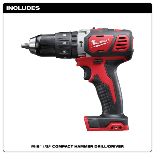 Parafusadeira Furadeira Impacto 1/2" 18V 2607-20 Milwaukee