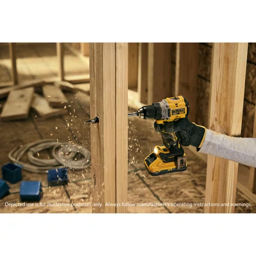 Parafusadeira Furadeira 1/2" 20V MAX Li-Ion Brushless DCD801B-B3 Dewalt