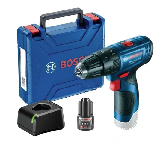 Parafusadeira Furadeira de Impacto 12V GSB 120-LI com Maleta e 1 Bateria 06019GB1E1 Bosch