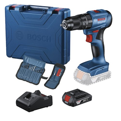 Parafusadeira Furadeira Bosch 18V GSB 185-LI Com Bateria BL
