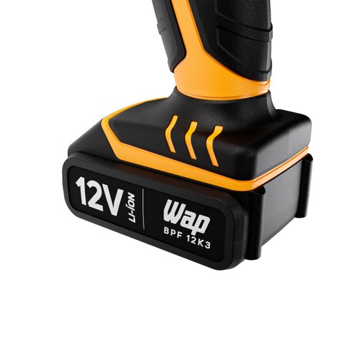 Parafusadeira Furadeira Bateria 12V BPF 12K3 Kit Maleta WAP