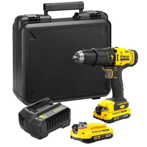 Parafusadeira Furadeira de Impacto 20V 2 Baterias SCD711D2K-BR Stanley